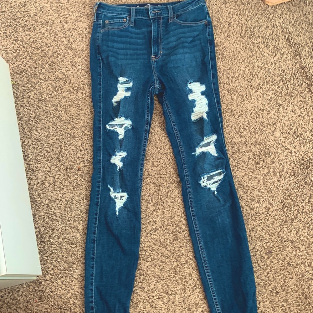 hollister ultra high rise super skinny jeans